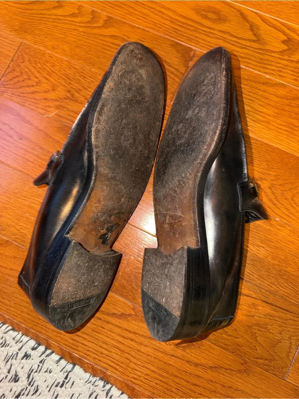 Gucci Black Leather Men’s Bit-Detail Slip-On Loafers